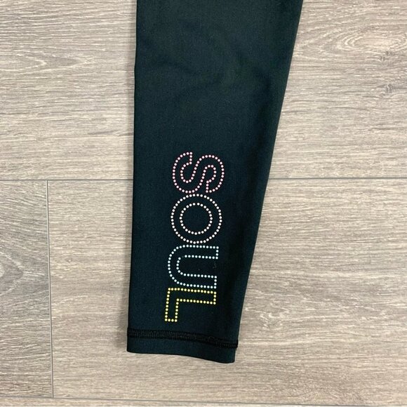 Beach Riot Soulcycle Star Studded High Rise Leggings Black Size Small - Picture 8 of 15